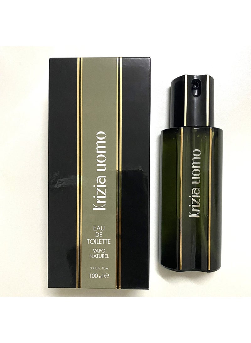 Krizia Uomo Men Eau De Toilette Spray 100Ml 3.4 Fl Oz Rare Collection - Image 1